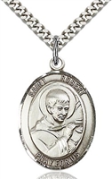 St Robert Bellarmine Sterling Silver on 24" Chain