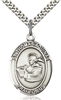 St. Thomas Aquinas Sterling Silver on 24" Chain