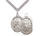 Ice Hockey St. Sebastian Sterling Silver Medal