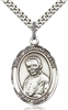 St. John Neumann Sterling Silver on 24" Chain