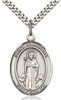 St. Barnabas Sterling Silver on 24" Chain