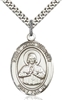 St. John Vianney Sterling Silver on 24" Chain