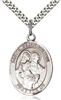 St Peter and Paul Sterling Silver on 24" Chain