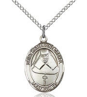 St. Katharine Drexel Sterling Silver on 18" Chain