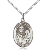 St. Margaret Mary Alacoque Sterling Silver on 18" Chain