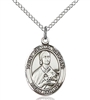 St. Gemma Galgani Sterling Silver on 18" Chain