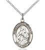 St Maria Goretti Sterling Silver on 18" Chain