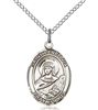 St Perpetua Sterling Silver on 18" Chain