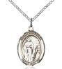 St. Susanna Sterling Silver on 18" Chain
