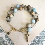 Beth 2 Strand Rosary Bracelet