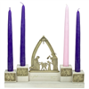 Nativity Advent Candle Holder