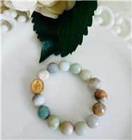 Miraculous Mary Amazonite Bracelet