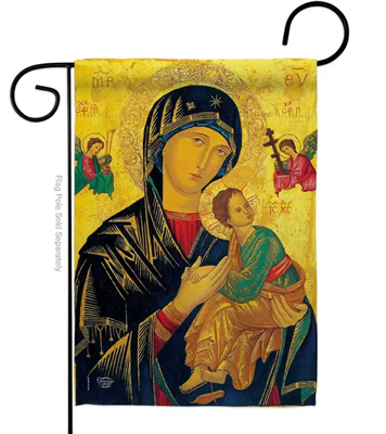 Our Lady of Perpetual Help Garden Flag