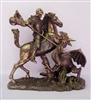 St George 11" Bronze Statue