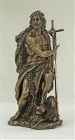 St. John the Baptist 9.5" Bronze Lightly Painted