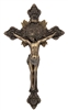 14" Saint Benedict Bronze Crucifix