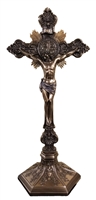 24" Saint Benedict Bronze Crucifix