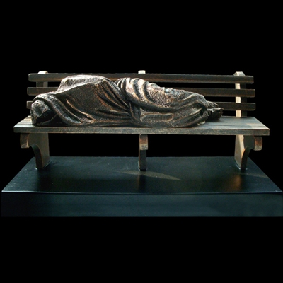 Homeless Jesus by Timothy P. Schmalz