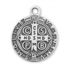 Saint Benedict Round Jubilee Sterling Silver Medal