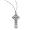 Sterling Silver Celtic Cross 20" Chain