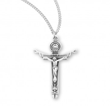 Sterling Silver Holy Trinity Crucifix