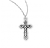 Sterling Silver Fancy Filigree Crucifix