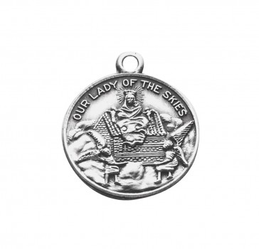 Our Lady of Loreto Sterling Silver Medal