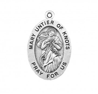 Our Lady, Undoer of Knots Sterling Silver Medal