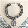 IVY Pewter Beaded Bracelet