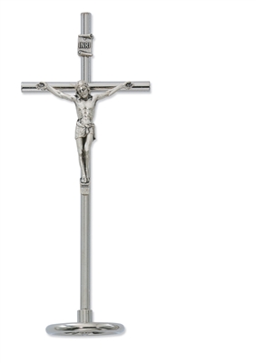 6.5" STANDING METAL CRUCIFIX