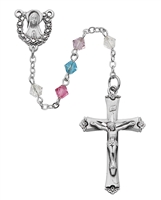5MM Multi Colored Swarovski Crystal Rosary