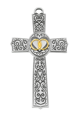 Filigree Wedding Rings Cross