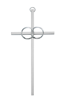 Silver Wedding Rings Cross