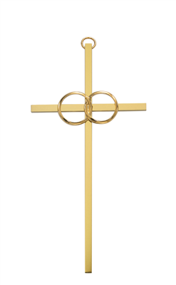 Gold Wedding Rings Cross