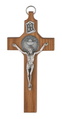 Walnut First Communion Cross