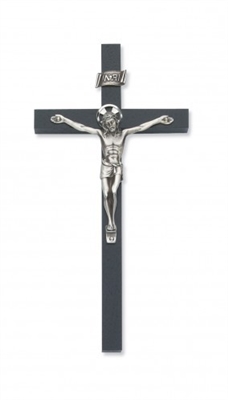 8" BLACK CRUCIFIX