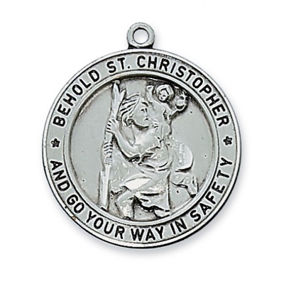 St. Christopher Antique Silver