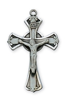 Pewter Crucifix on 18" Chain