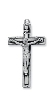 Pewter Crucifix on 18" Chain