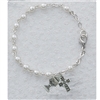 First Communion Pearl Celtic Irish Bracelet