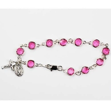 Pink Austrian Crystal Bracelet