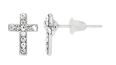 First Communion Crystal Zirconia Earring