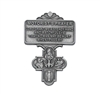 4-Way Motorist's Prayer Pewter Visor Clip