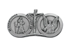 St. Christopher Guardian Angel Metal Visor Clip