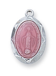 Miraculous Medal Pedant Sterling Silver