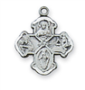 Four Way Medal Baptism Necklace