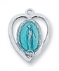 Miraculous Medal  - Sterling Silver on 18" Chain