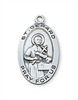 St. Gerard Sterling Silver medal on 18" Chain