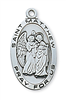 St. Matthew Sterling Silver Medal on 24" Chain