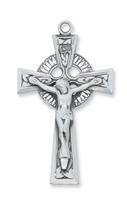 Sterling Silver Crucifix with 24" Chain